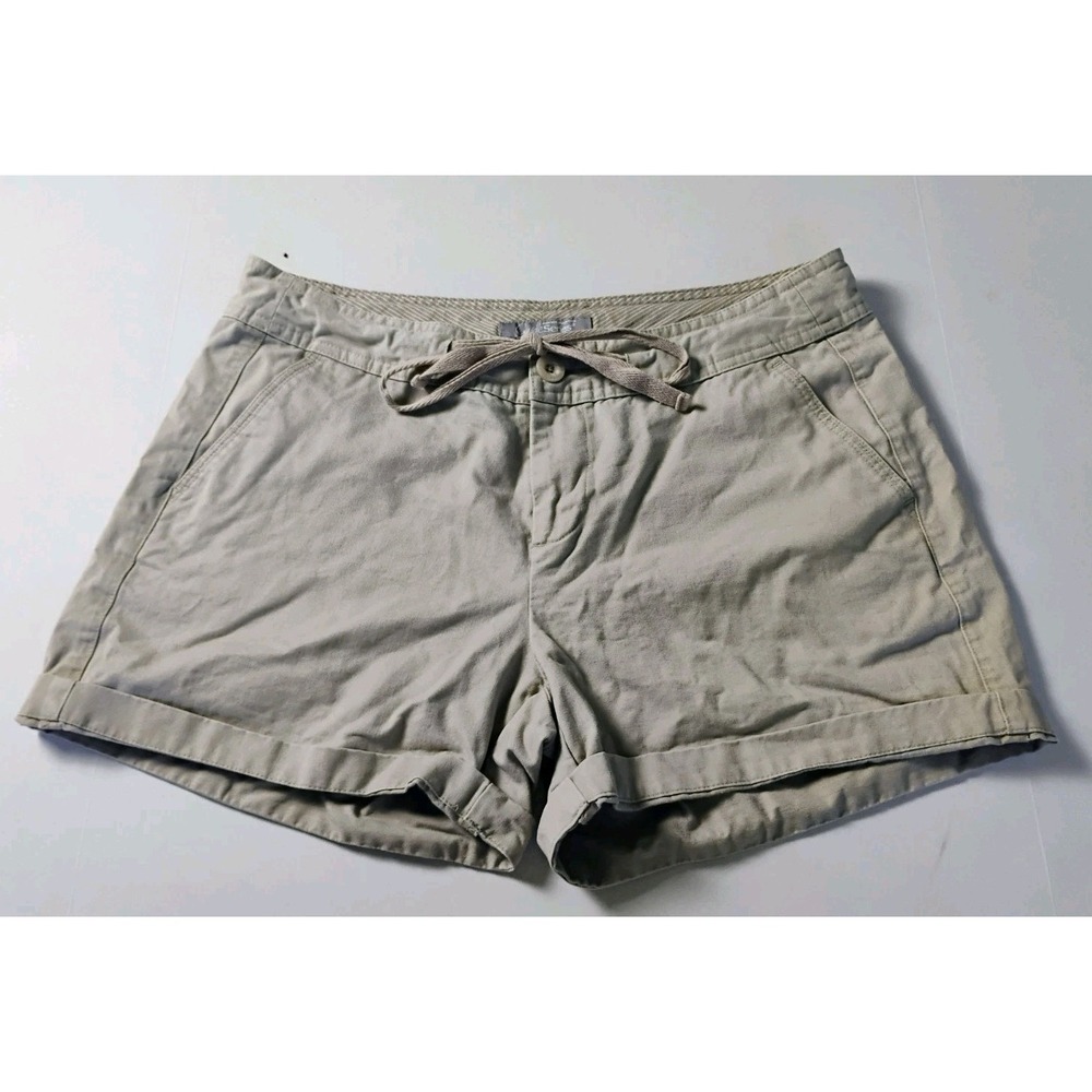 Gander‎ Mountain Guide Series Women's Size 8 Beige Cotton Drawstring Cuffed...